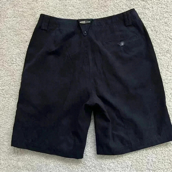 Jamie Sadock Women’s High Rise Black Polyester Black Shorts 8.5” Inseam Size 2 - Picture 3 of 16